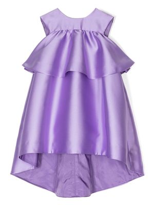 Hucklebones London sleeveless satin-finish dress - Purple