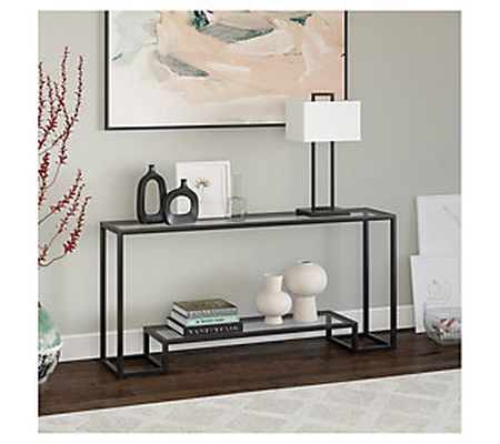 Hudson & Canal Athena 64" Console Table With Lo wer Shelf
