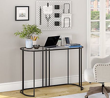 Hudson & Canal Beatrice 44'' Oval Writing Desk