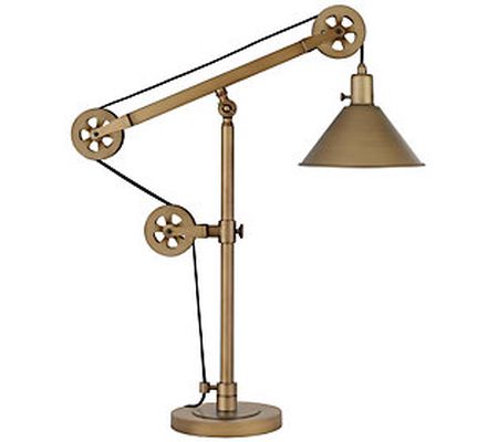 Hudson & Canal Descartes Swanky Table Lamp with Pulley System