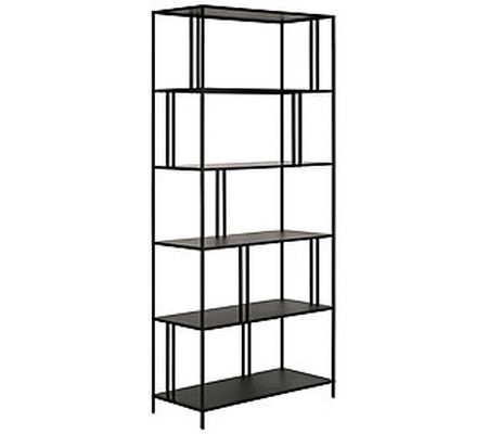Hudson & Canal Ernest Industrial Style 5-Tier B ookcase