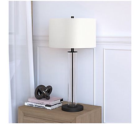 Hudson & Canal Harlow Clear Glass Table Lamp