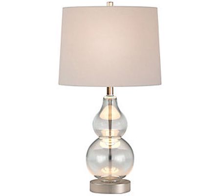 Hudson & Canal Katrina Petite Double Gourd Glas s Table Lamp