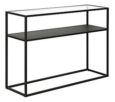 Hudson & Canal Nellie Modern Console Table with Lower Shelf