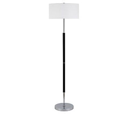 Hudson & Canal Simone Two-Toned 2-Bulb Modern F loor Lamp