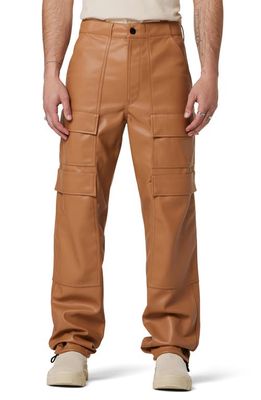 Hudson Jeans Achea Faux Leather Cargo Pants in Lefty