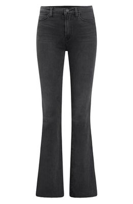Hudson Jeans Barbara High Waist Bootcut Jeans in Washed Black