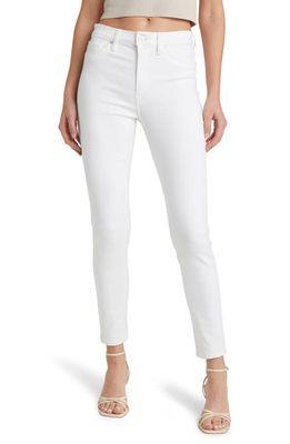 Hudson Jeans Barbara High Waist Sustainable Skinny Jeans in Pale Billowing Sail
