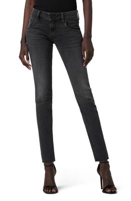 Hudson Jeans Collin Skinny Jeans in Washed Black