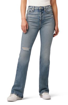 Hudson Jeans Faye Ripped Ultrahigh Waist Bootcut Jeans in Magical