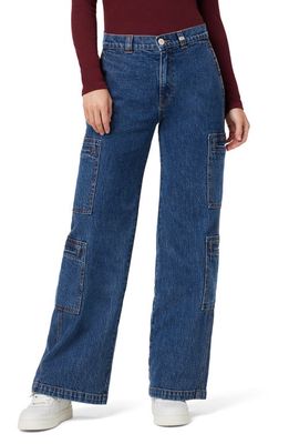 Hudson Jeans High Waist Wide Leg Cargo Jeans in Wonderland