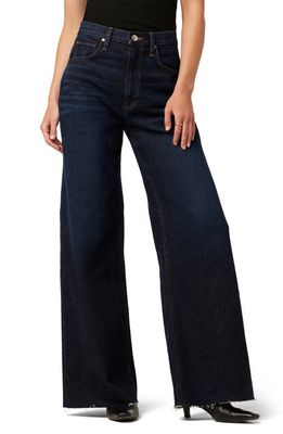 Hudson Jeans James High Waist Wide Leg Jeans in Abyss