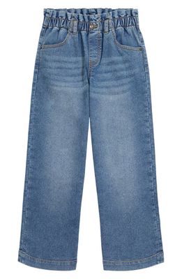 Hudson Jeans KIds' Paperbag Waist Wide Leg Jeans in Blue