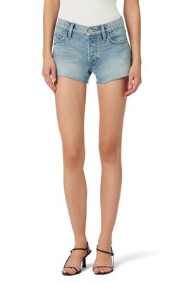 Hudson Jeans Lori High Waist Denim Shorts in Good Vibrations