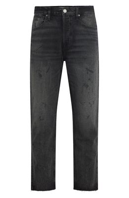 Hudson Jeans Reese Relaxed Straight Leg Jeans in Onyx