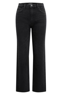 Hudson Jeans Remi High Waist Ankle Straight Leg Jeans in Fade To Black