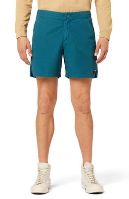 Hudson Jeans Ripstop Cotton Shorts in Dark Teal