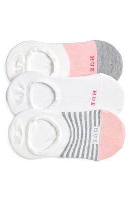 Hue 3-Pack The Perfect Sneaker Liner Socks in Pink Pack