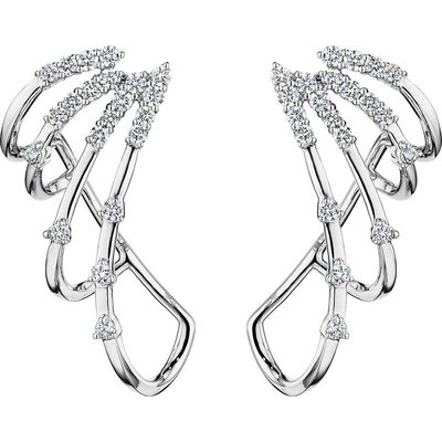 Hueb Luminus Diamond Earrings in White Gold 