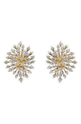 Hueb Luminus Large Diamond Earrings in Yellow Gold
