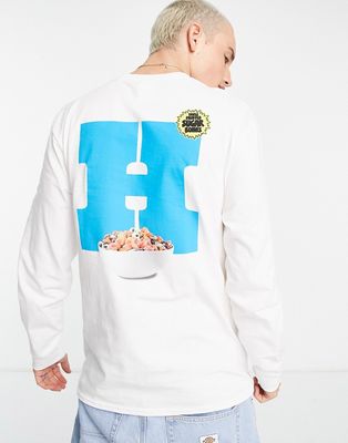 HUF cereal long sleeve top in white