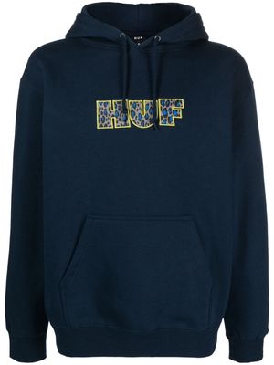 Huf Cheata logo-embroidered hoodie - Blue