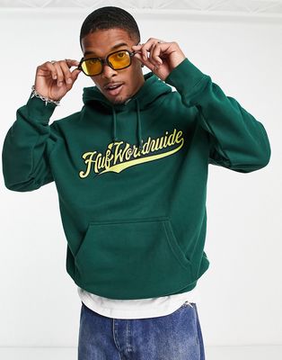 HUF Crackerjack pullover hoodie in green