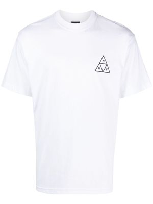 Huf Essentials TT logo-print cotton T-shirt - White
