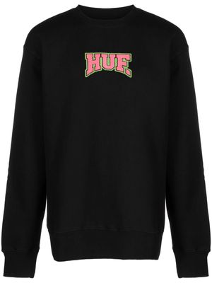 Huf Home Team logo-embroidered sweatshirt - Black