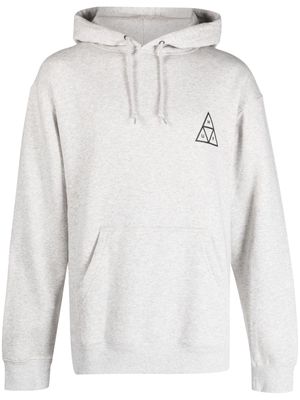Huf logo-print cotton hoodie - Grey