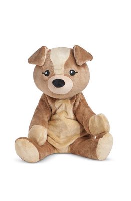 Hugimals Charlie the Puppy Weighted Stuffed Animal in Light Brown