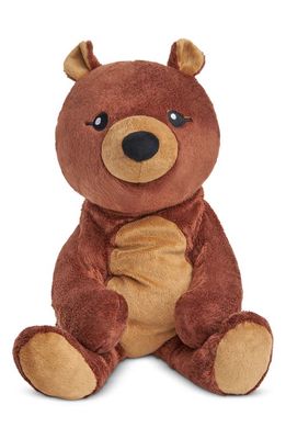 Hugimals Darby the Bear Weighted Stuffed Animal in Medium Brown