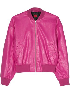 HUGO Amiboma bomber jacket - Pink