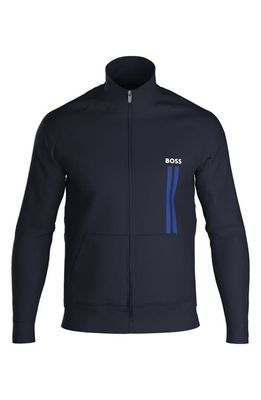 HUGO Authentic Zip Jacket in Dark Blue