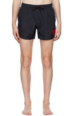 Hugo Black Quick-Dry Swim Shorts