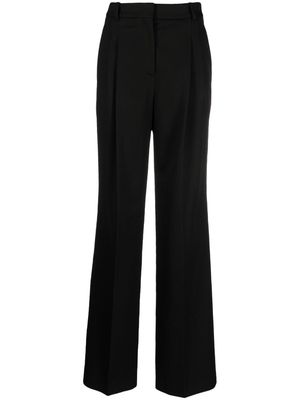 HUGO box-pleat high-waisted trousers - Black