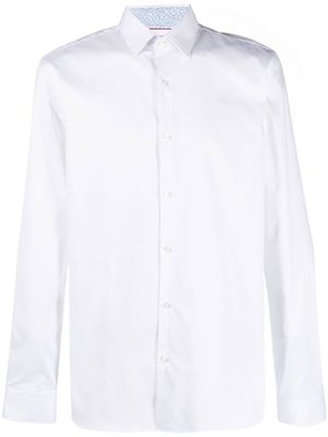 HUGO cotton long-sleeve shirt - White