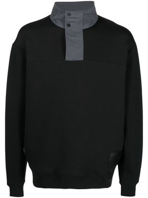 HUGO Deastwood quarter-zip sweatshirt - Black