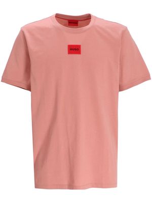 HUGO Diragolino cotton T-shirt - Pink