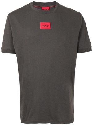 HUGO Diragolino logo-appliqué T-shirt - Grey