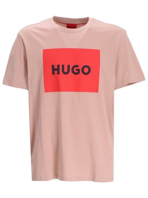 HUGO Dulive cotton T-shirt - Pink