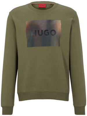 HUGO Duragol logo-print sweatshirt - Green