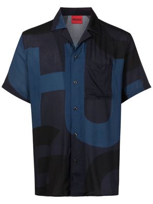 HUGO Ellino short-sleeve shirt - Black