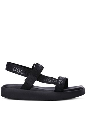 HUGO Emma touch-strap sandals - Black