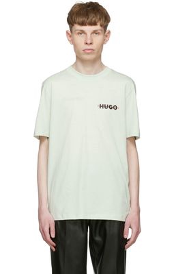 Hugo Green Cotton T-Shirt
