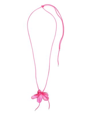 Hugo Kreit Iris flower necklace - Pink