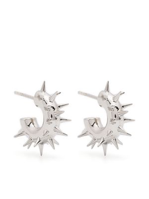 Hugo Kreit Mini Spiky hoop earrings - Silver