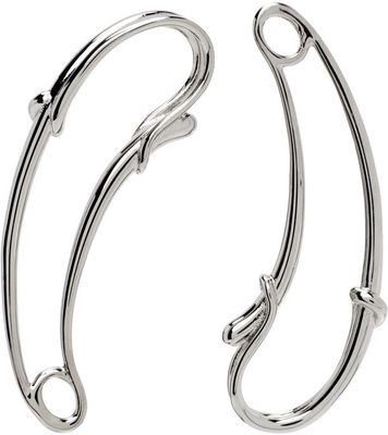 HUGO KREIT Silver Safety Earrings