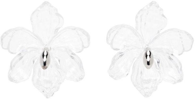 HUGO KREIT Transparent Iris Earrings