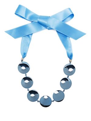 Hugo Kreit x Poster Girl Nuclear Bow necklace - Blue